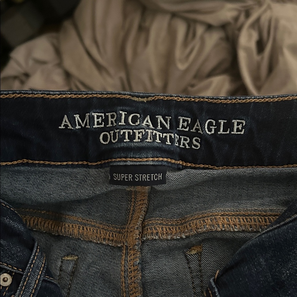 American Eagle Outfitters Dark Blue Super Stretch Jeans